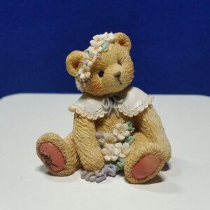 Cherished Teddies May Friendship Is in The Bloom Figurine 914797 May Bear No Box